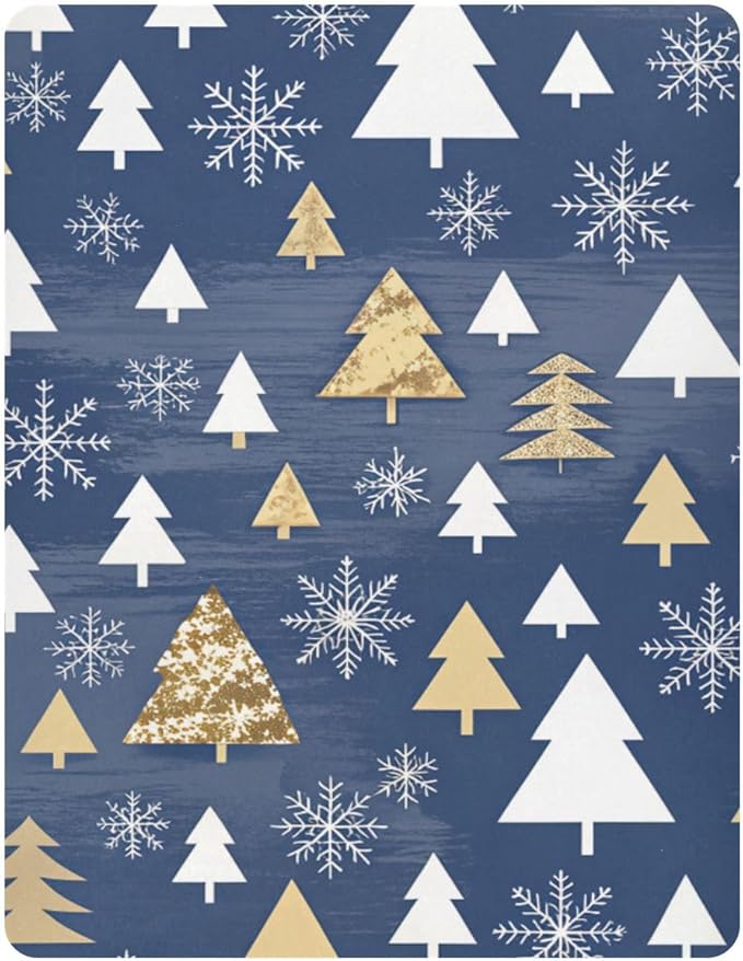 Crib Sheet, Unisex Crib Sheet, Soft and Comfortable for Standard Crib and Toddler Mattress, Christmas Tree