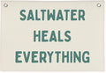 Beach Room Decor Coastal Decor, Saltwater Heals Everything Wall Hanging Flag,Surf Aesthetic Summer Banner for Room Apartment Playroom Living Room Decor,Teen Decor,Beachy Wall kidroom