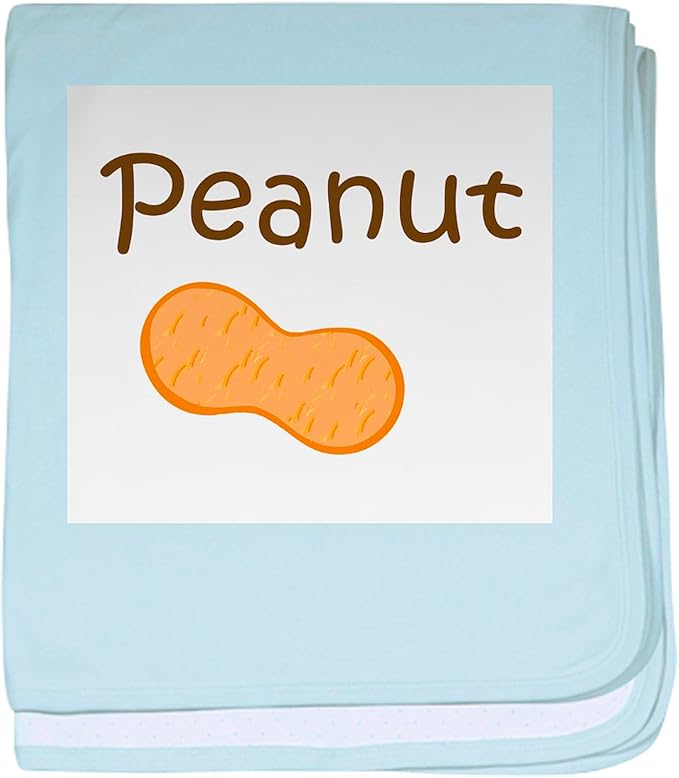 CafePress Peanut Infant Blanket Baby Blanket, Super Soft Newborn Swaddle
