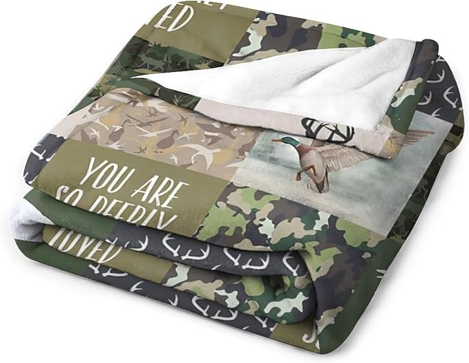 Hunting Blanket - Flannel Throw Blanket, 40"x50", Camouflage, Comfort Plus, Adults, All Seasons