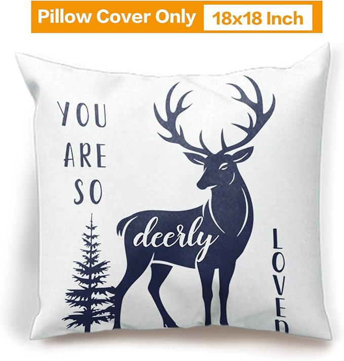 Custom Crib Bedding Set - Deer Design Personalized Name Baby Nursery Bedding 3 Pcs Set - Chic Soft Blanket, Sheet, Pillowcase for Newborns Boys Girls Gifts Color03
