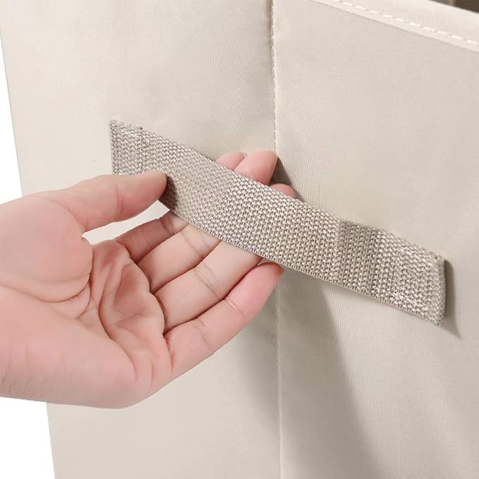 CLCROBD Foldable Animal Cube Storage Bins Fabric Toy Box/Chest/Organizer for Toddler/Kids Nursery, Playroom, 13 inch (Alpaca)