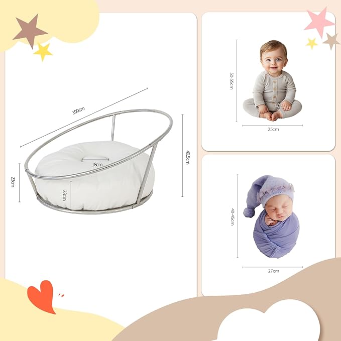 Kate Newborn Photography Props &Wood Texture Floor Mat(5x4ft)
