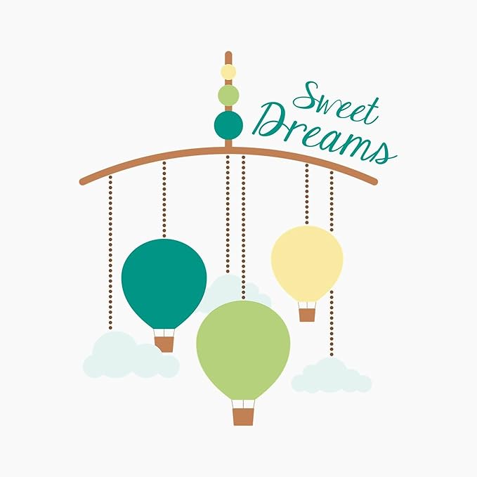 CafePress Baby Hot Air Balloon Mobile Sweet Dreams Magnets 2.25" Round Magnet (10 pack)