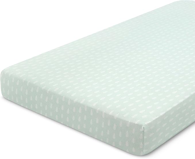 Delta Children Fitted Crib Sheets for Girls and Boys - 100% Organic Cotton Crib Sheet for Standard Crib and Toddler Mattresses - 28x52 Inch - GOTS Certified (Pack of 3), Neutral Boho