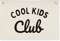 Playroom Wall Decor Cool Kids Club, Kids Playroom Decor, Linen Banner Wall Hanging Banner Flag, Classroom Decorations, Baby Shower Gifts 30x20