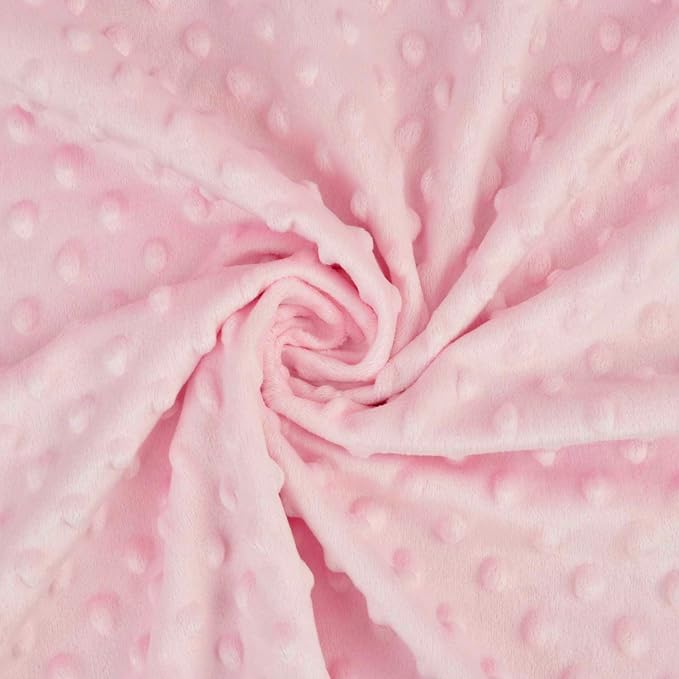 American Baby Company Heavenly Soft Chenille Sherpa Toddler Blanket, Warm and Cozy, Pink, 36" x 48" for Boys and Girls, Versatile for Nap Time, Preschool and Travel