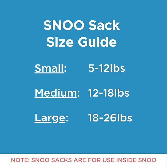 Happiest Baby SNOO Sleep Sack - 100% Organic Cotton Baby Swaddle Blanket - Doctor Designed Promotes Healthy Hip Development (White, Large)