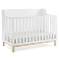 GAP babyGap Oxford 6-in-1 Convertible Crib - Greenguard Gold Certified, Bianca White/Natural