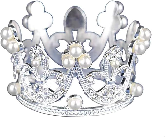 Infant Baby Girl Boy Crown Photo Shoots Headband for Newborn Crystal Princess Party Headwear Photography Props