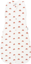 Tiny Twinkle Baby Sleep Sack 3-6 Months 1.0 TOG, Cotton & Elastane Wearable Blanket, Swaddle Transition Micro-Fleece, Machine Washable (Rainbows)