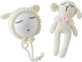 Jastore Infant Newborn Photography Prop Photo Crochet Boys Girls Knit Toy Rabbit Hats