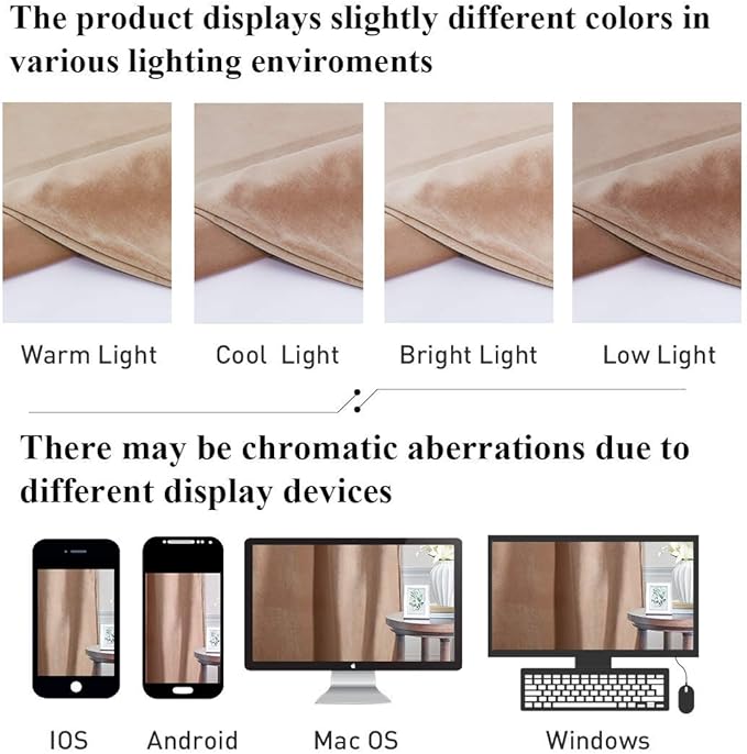 StangH Blush Beige Curtains 92 inches Long Super Soft Velvet Room Darkening Thermal Insulated Window Drapes Back Tab Luxury Decor for Bedroom Living Room, W52 x L92, 2 Panels