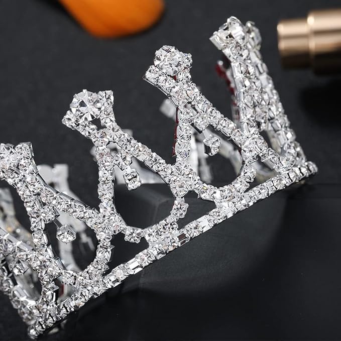 Infant Baby Girl Boy Crown Photo Shoots Headband for Newborn Crystal Princess Party Headwear Photography Props