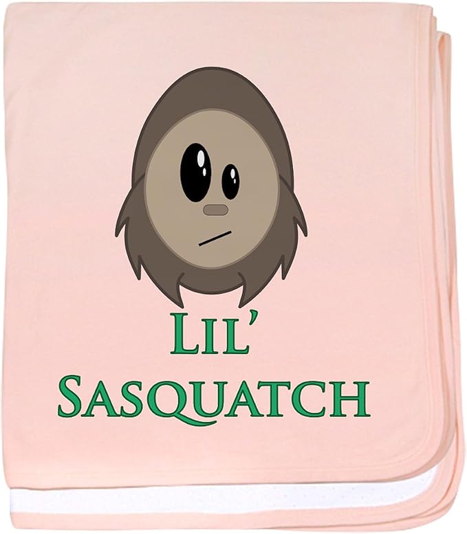 CafePress Little Sasquatch/Bigfoot Baby Blanket, Super Soft Newborn Swaddle
