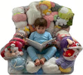 Clear Stuffed Animal Storage Bean Bag Chair Cover - Extra Large 150L, Waterproof & Easy-Clean Toy Organizer with Plastic Window,forNursery, Bedroom, Playroom (Cover Only, No Filler) (A1pcs)
