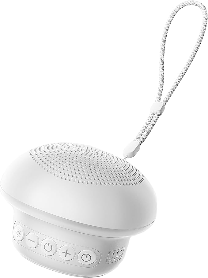 Portable White Noise Sound Machine for Baby Kids Adults with 20 Natural Soothing Sounds, 48H Playback, 30-Level Volume, 3 Timers, Memory & Night Light, Noise Canceling for Sleeping, Home, Travel, Mini
