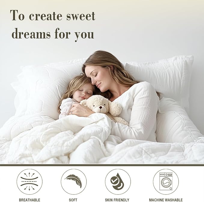 Feelyou Red Christmas Bedding Set for Kids Boys Girls Twin Size Xmas Deer Decor Comforter Set Ultra Soft Xmas Snowflake Comforter Winter Duvet Quilt Bedroom Decor Christmas Decor Quilt