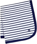 Coolibar Baby's Sun Blanket - UPF 50+ Sun Protection - Batibou in White/Navy Stripe
