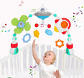 Pau1Hami1ton Baby Stroller Arch Toys, Car Seat Toys,Bouncer Toy Bar/Mobile for Bassinet,Adjustable Baby Hanging Toys Fit for Crib Bed,Stroller.S-19(Spacecraft)