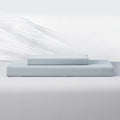 Dream Valley® Twin Sheets Set, Cooling Fitted Sheet with 1 Pillowcase-2 PCS with No Flat Sheet,Q-Max > 0.4 Aerocool, Cooling for Night Sweats, Hot Sleepers,deep Pocket up to 15",Cool Grey