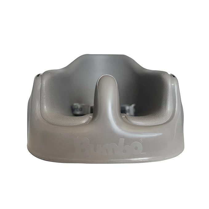 Bumbo Seat with Tray Combo - Floor Seat Lite Portable Baby Sit Up Chair w/Tray for Eating & Playing, Sitting Lounger for Babies 3-12 Months, Breige