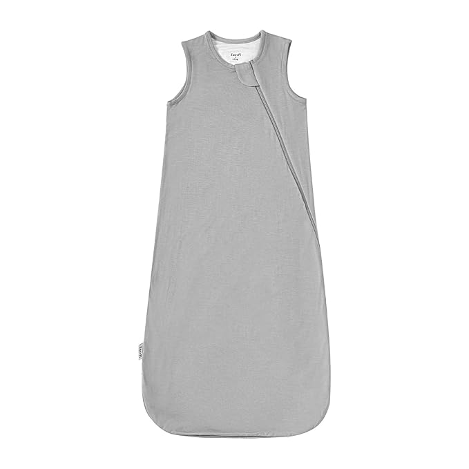 Supersoft Rayon Made from Bamboo Sleep Sack 18-24 Months 0.5 Tog Lightweight Toddler Sleep Sack 2t Baby Wearable Blanket with 2-Way Zipper Summer Unisex Sleeping Bag for Babies - Gray