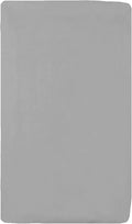 American Baby Company 100% Natural Cotton Fitted Cradle/Bassinet Sheet 36" x 18" - Soft, Breathable & Hypoallergenic Bed Sheet, Gray, Neutral for Boys & Girls
