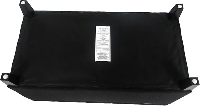 Asense Storage Ottoman Bench, Tufted Fabric Upholstered End of Bed Bench with Safety Hinge Wooden Legs, for Entryway Bedroom (Cotton and Linen Black, 33.3")