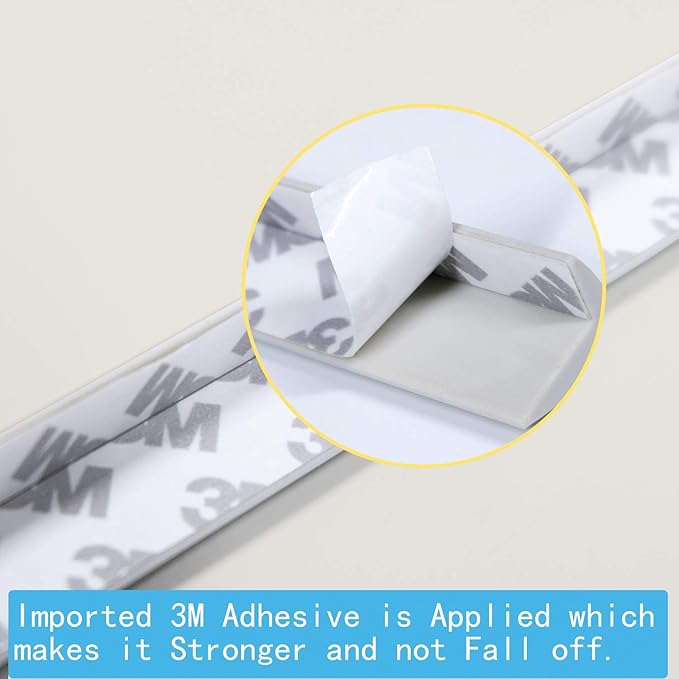 LONGFITE Corner Protectors and Edge Guards Baby Proof Corner Covers and Bumpers Cushion Top Grade Silicone Non-Choking Risk with Strong Stickiness (8 Pack) (Edge Guards Dark Brown, Edge)