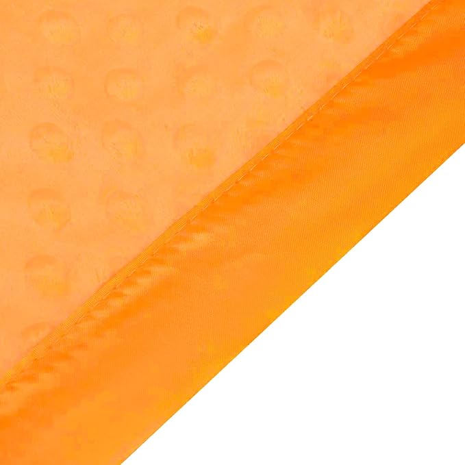 Fox Lovie for Babies Security Blanket Soft Minky Dot Fabric with Silky Satin Backing Baby Snuggle Toy Animal Baby Blanket for Infant and Toddler Orange 13.5 Inch