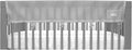 BreathableBaby Breathable Mesh RailGuard Teething Cover — 51” Long Panel (1) — Fits Most Full-Size and Does Not Fit Mini Cribs — Use with Coordinating Short Panels - Gray
