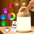 Baby Night Light for Baby Nursery Lamp,10 Colors+8 Dimmable Night Lights for Kids Lantern,Rechargeable+Remote+Touch Nightlight for Kids Room,1800mAh Touch light, Night Lamp for Nursery,Christmas Gifts
