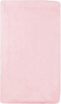 American Baby Company 100% Natural Cotton Fitted Cradle/Bassinet Sheet 36" x 18" - Soft, Breathable & Hypoallergenic Bed Sheet, Baby Pink, Neutral for Boys & Girls