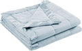 Madison Park Windom Down Alternative Blanket, Premium 3M Scotchgard Moisture Wicking Treatment, Lightweight and Soft Bed Cover For All Season, Satin Trim, Blue Twin