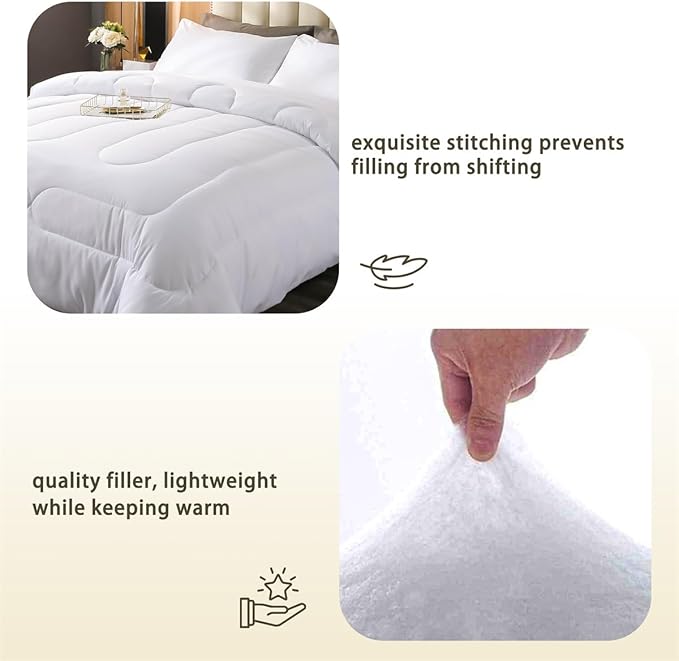 Feelyou Cute Santa Claus Bedding Set for Kids Boys Girls King Size Christmas Comforter Set Ultra Soft Winter Comforter Xmas Tree Duvet Quilt Bedroom Decor Christmas Decorations Quilt