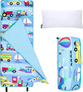 Wildkin Kids Microfiber Nap Mat – Soft Sleep Mat with Pillow, Ideal for School & Travel - On The Go