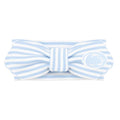 Creative Knitwear Penn State Nittany Lions Infant Girls Light Blue/White Striped Hair Knot Headband Embroidered Logo - Size Newborn - 4T