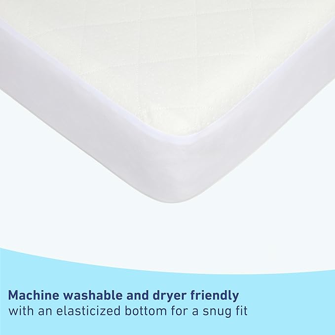 Graco Ultra Dual-Sided Crib Mattress & Protector Value Bundle (1-Pack) – Includes GREENGUARD Gold Certified Crib Mattress, GREENGUARD Gold Certified Waterproof Protector