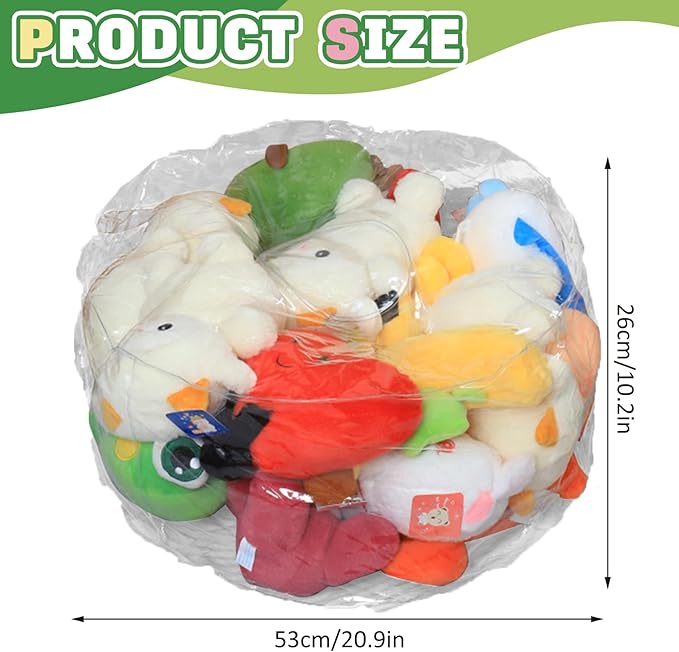 Bean Bag Stuffed Animal Storage Waterproof PVC Clear Bean Bag with Zipper Stuffable for Kids Toddler Chair for Organizing Kids Rooms for Stuffed Animals Storage, Animal Ba