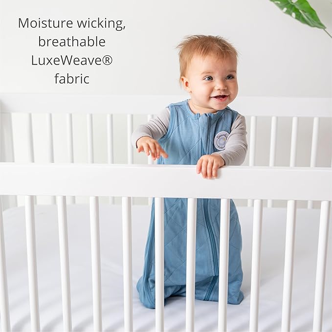 Dreamland Baby Lightweight Bamboo Viscose Sleep Sack (24-36 Months). 1.0 TOG Ultra Soft Blanket w/ 2-Way Zipper. 95% Viscose, 5% Spandex (Mauve). Mom-Owned US Business, Premium Materials