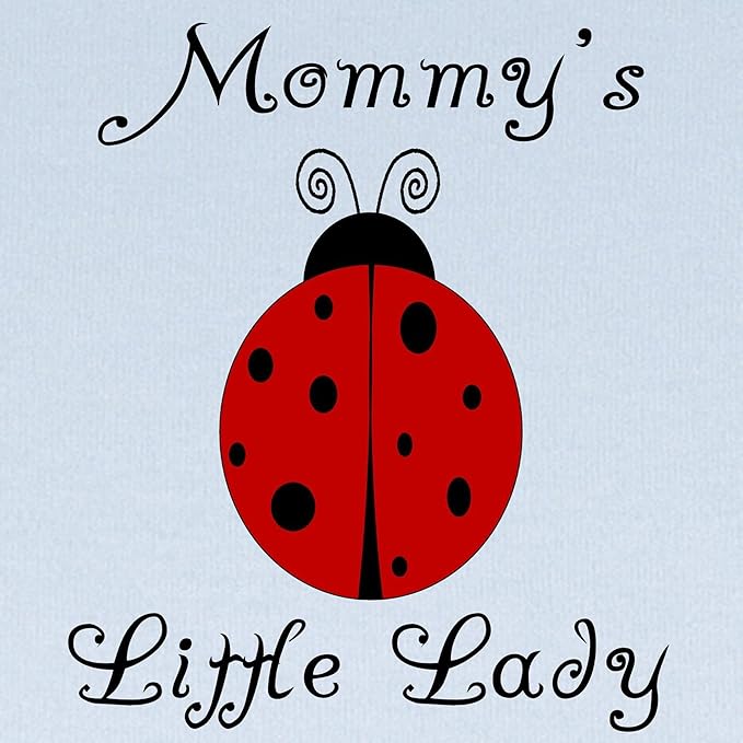 CafePress Mommy's Little Lady Ladybug Baby Blanket, Super Soft Newborn Swaddle