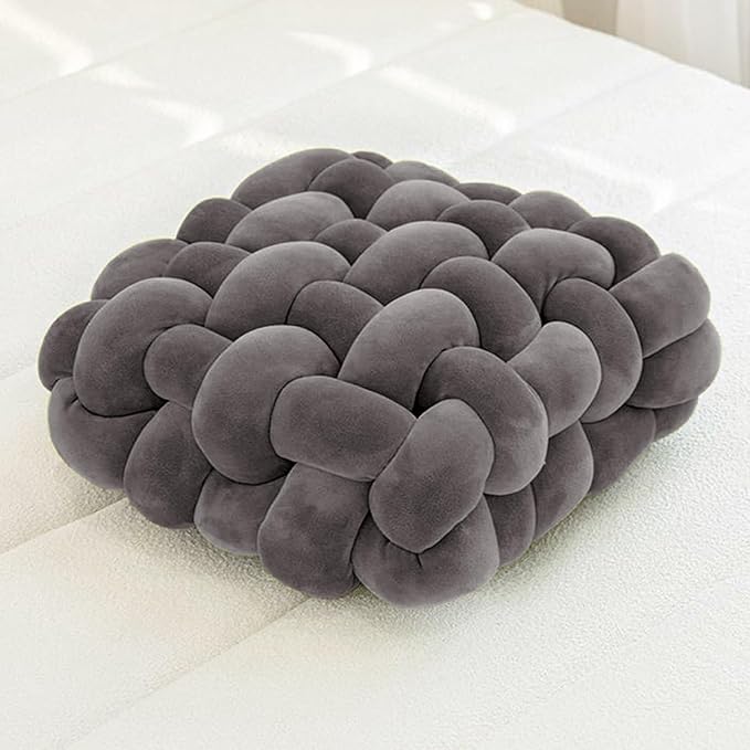 Velvet Chunky Bulky Giant Arm Knitting Yarn, Super Soft Jumbo Tube Weight, Fluffy DIY Crochet Hand Making Washable Yarn for Blanket, Pet Bed, Rugs, Pillow (1.1lb Dark Gary)