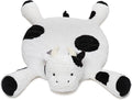 Bearington Collection Cow Tummy Time Mat - 30" x 30" Plush Polyester