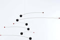 Large Futura Hanging Mobile - 72 Inches - Beech Wood and Steel - Handmade in Denmark by Flensted