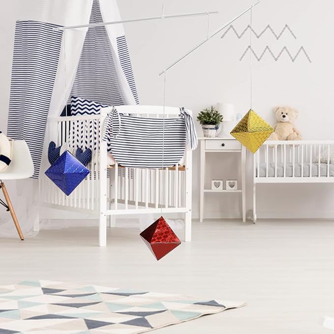 Montessori Octahedron Moblie Montessori Inspired Mobile Visual Mobiles