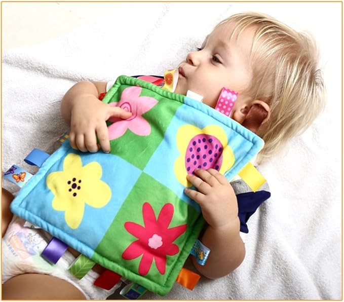 Colorful Baby Security Blanket Soft Touch Plush No Damage to The Baby Skin Sleep Helper,Appease Towel for Kids Toddlers