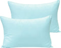 NTBAY Microfiber Toddler Pillowcases with Envelope Closure, 2 Pack 100% Brushed Microfiber Super Soft Travel Kids Nursery Pillow Cases, 14"x20" Fits Pillows Sized 12"x16" 13"x18" 14"x19", Aqua