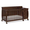 DaVinci Kalani 4-in-1 Convertible Baby Crib & Changing Table Combo - GREENGUARD Gold Certified - Toddler Bed, Daybed, Full-Size Bed Conversion - 4 Adjustable Mattress Heights - White
