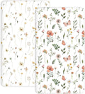Pack and Play Sheets 2 Pack, Fitted Jersey Knit Mini Crib Sheets for Baby Boys and Girls, Compatible with Graco Pack N Play and Mini Crib Mattress (Butterfly Garden, Pack N Play/Mini Crib Sheets)